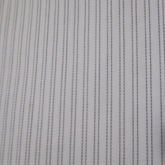 Worthington top NEW button down stretch, white w/black vertical lines size 18 - Picture 11 of 11